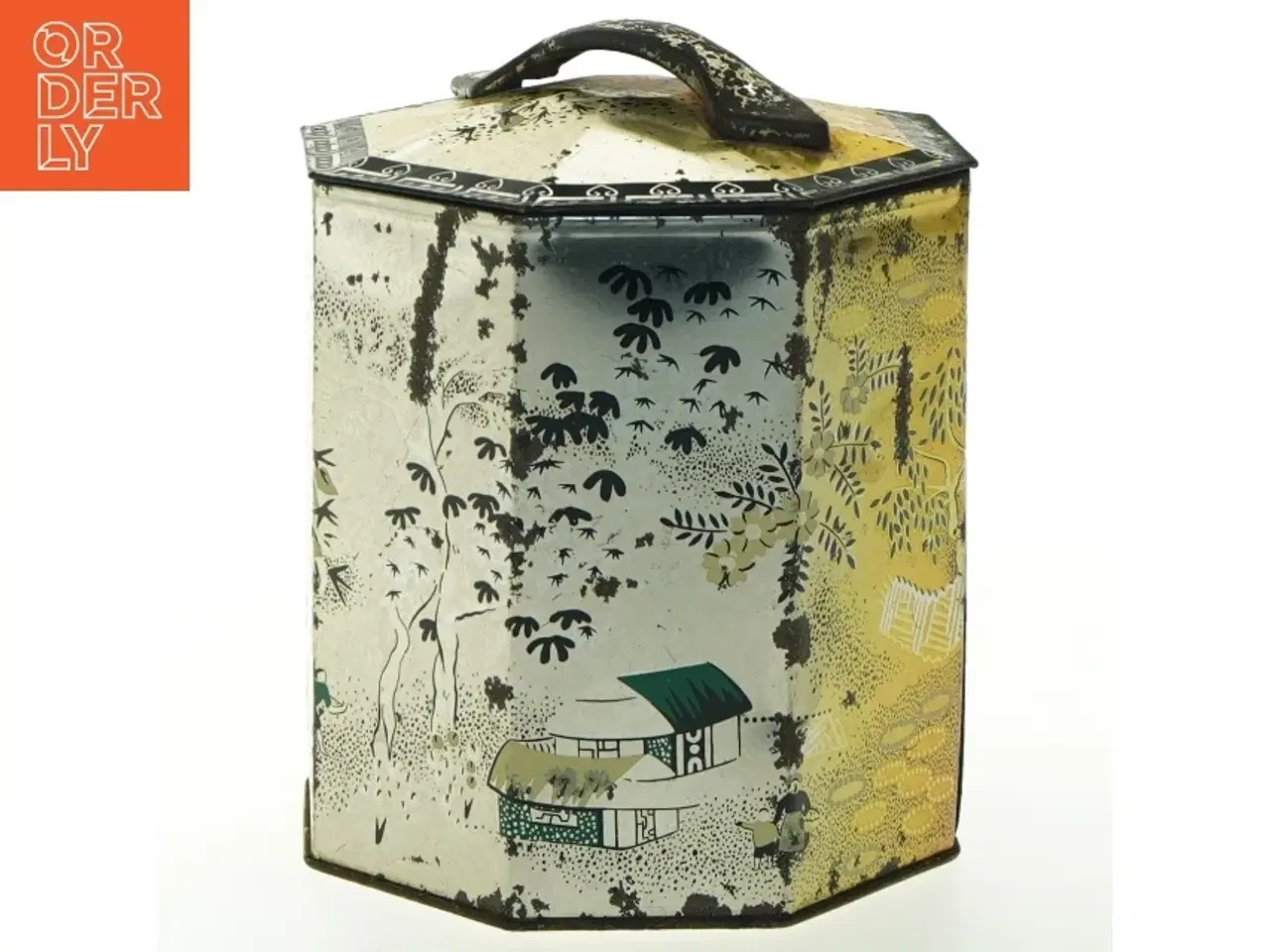 Billede 2 - Vintage Peek Frean & Co. Ltd. metal container fra Peek Frean & Co. Ltd. (str. Ø 12x12,5 cm)