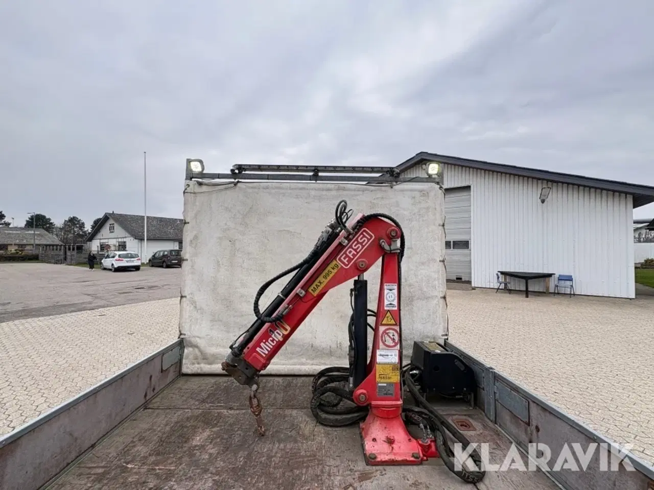 Billede 10 - Ladbil Iveco Daily 35C D med kran og mandskabskabine