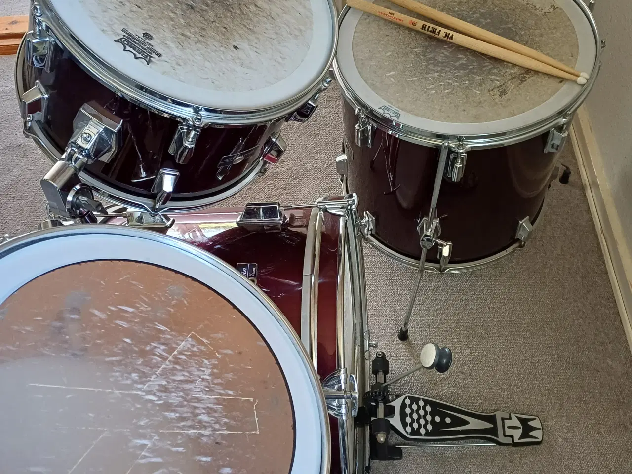 Billede 5 - Maxwin Pearl trommesæt
