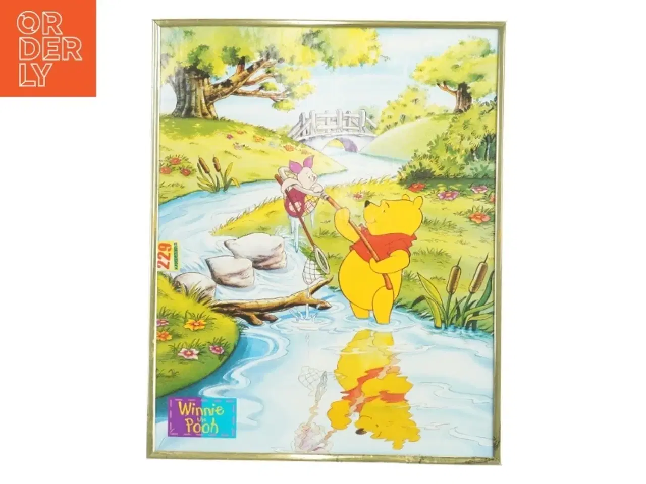 Billede 1 - Winnie the Pooh-plakat i ramme (str. 51 x 41 cm)