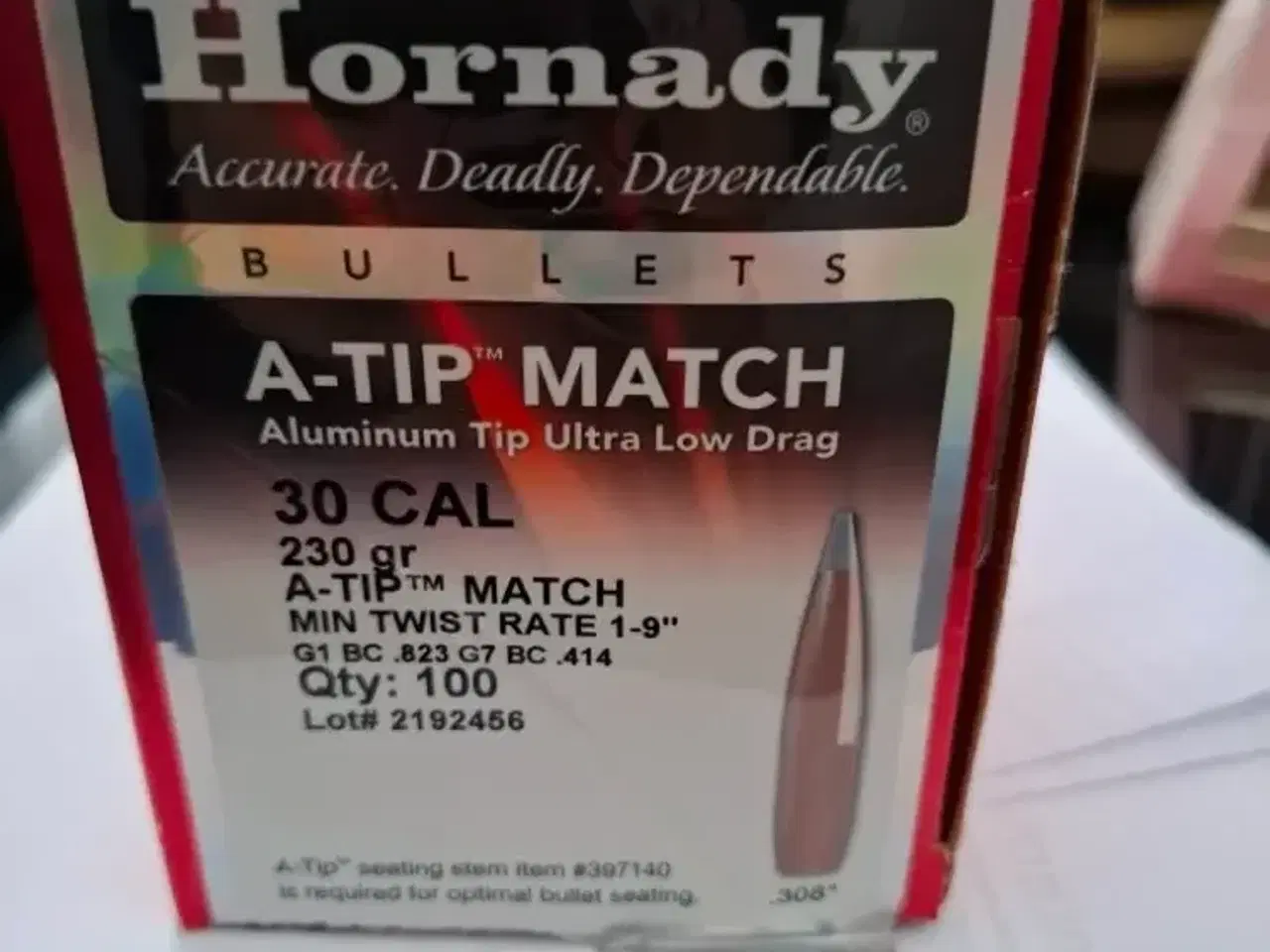 Billede 2 - Hornady A-Tip Match .30cal projektiler