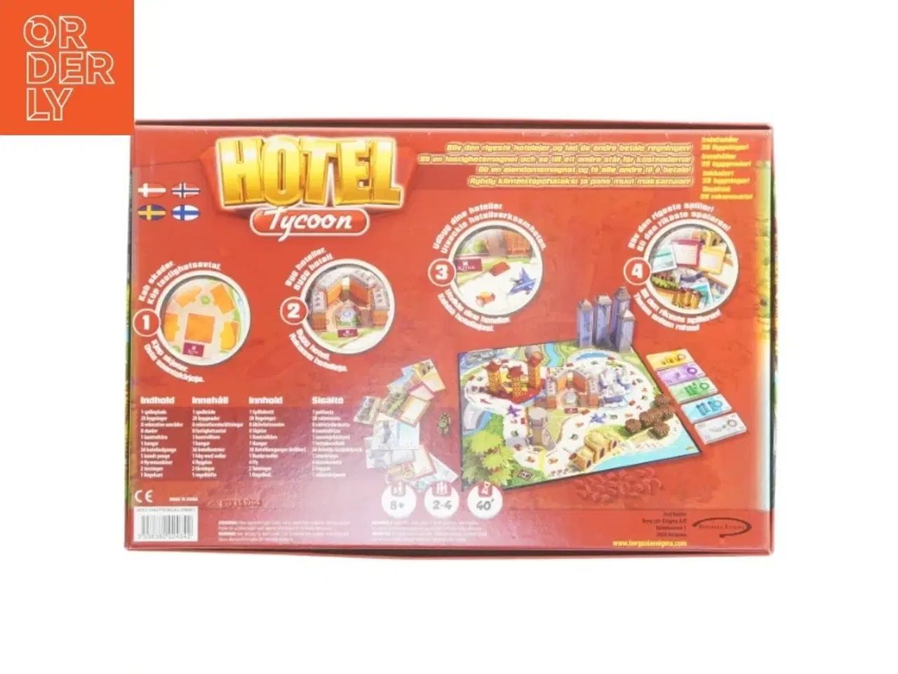 Billede 2 - Hotel Tycoon brætspil fra Asmodee (str. 40x26,5 cm)