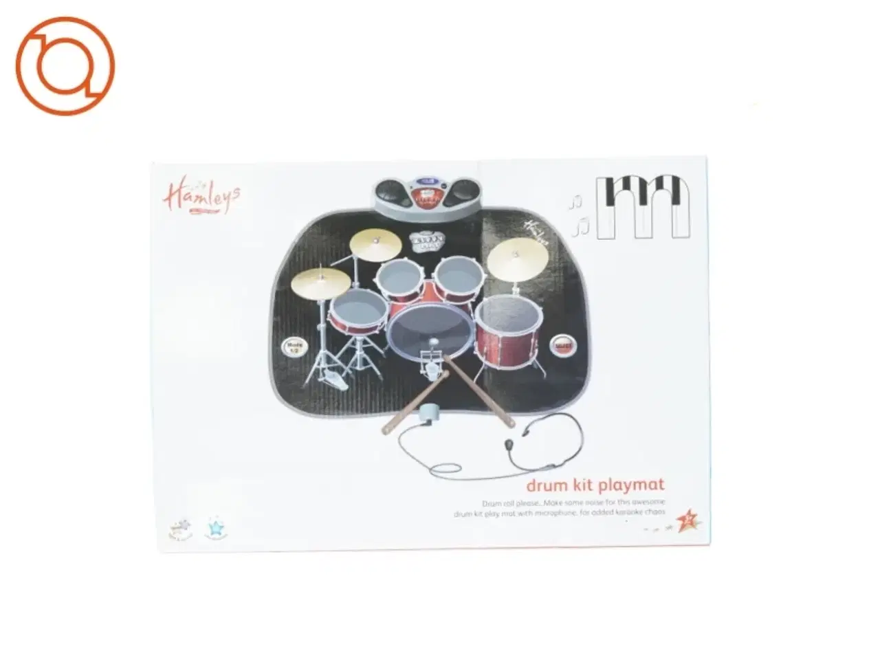 Billede 1 - Drum kit play mat fra Hamleys (str. 47 x 33 x 8 cm)