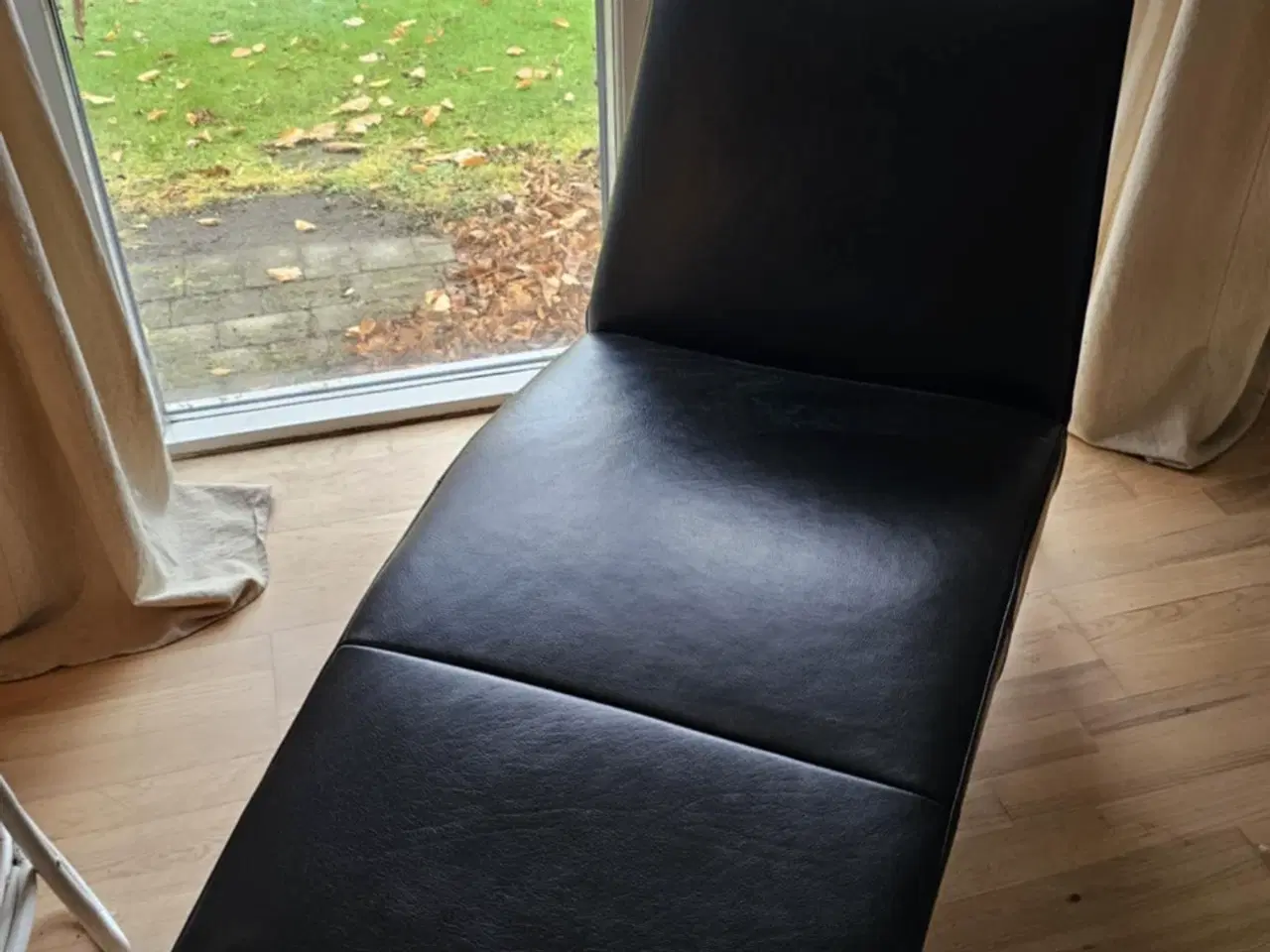 Billede 2 - COSMO - Chaiselong stol i ægte læder