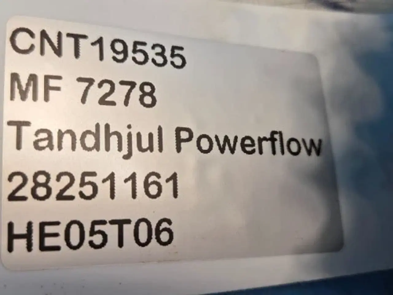 Billede 8 - Massey Ferguson 7278 Tandhjul 28251161