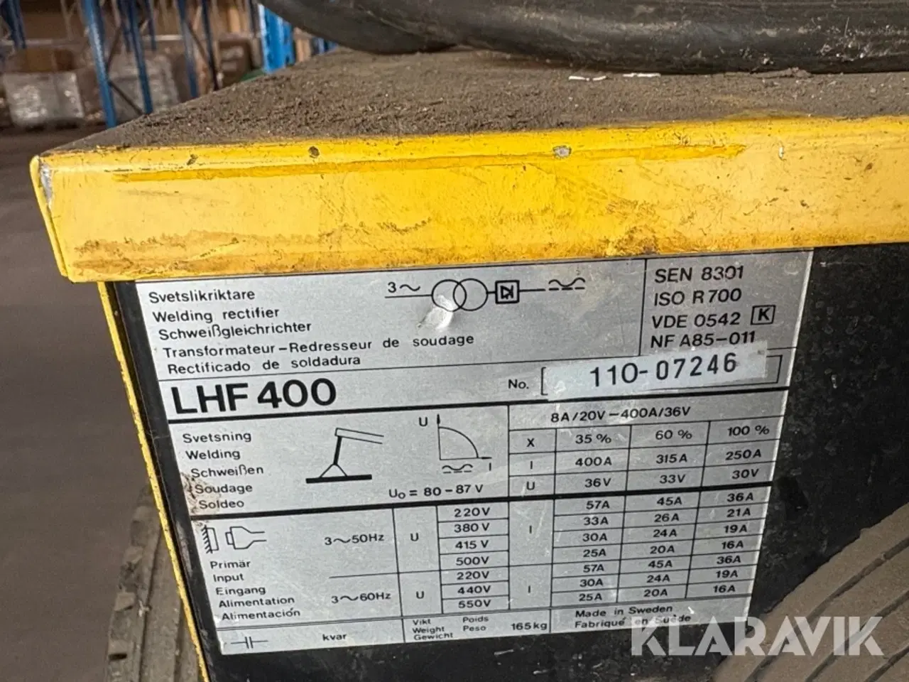 Billede 9 - Svejsemaskine Esab LHF 400