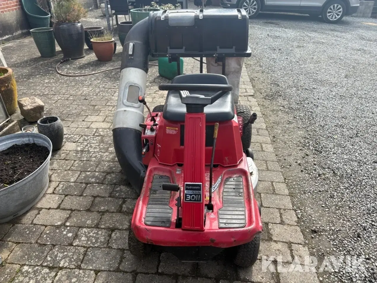 Billede 2 - Havetraktor Honda Hydrostatic 3011 med opsamler