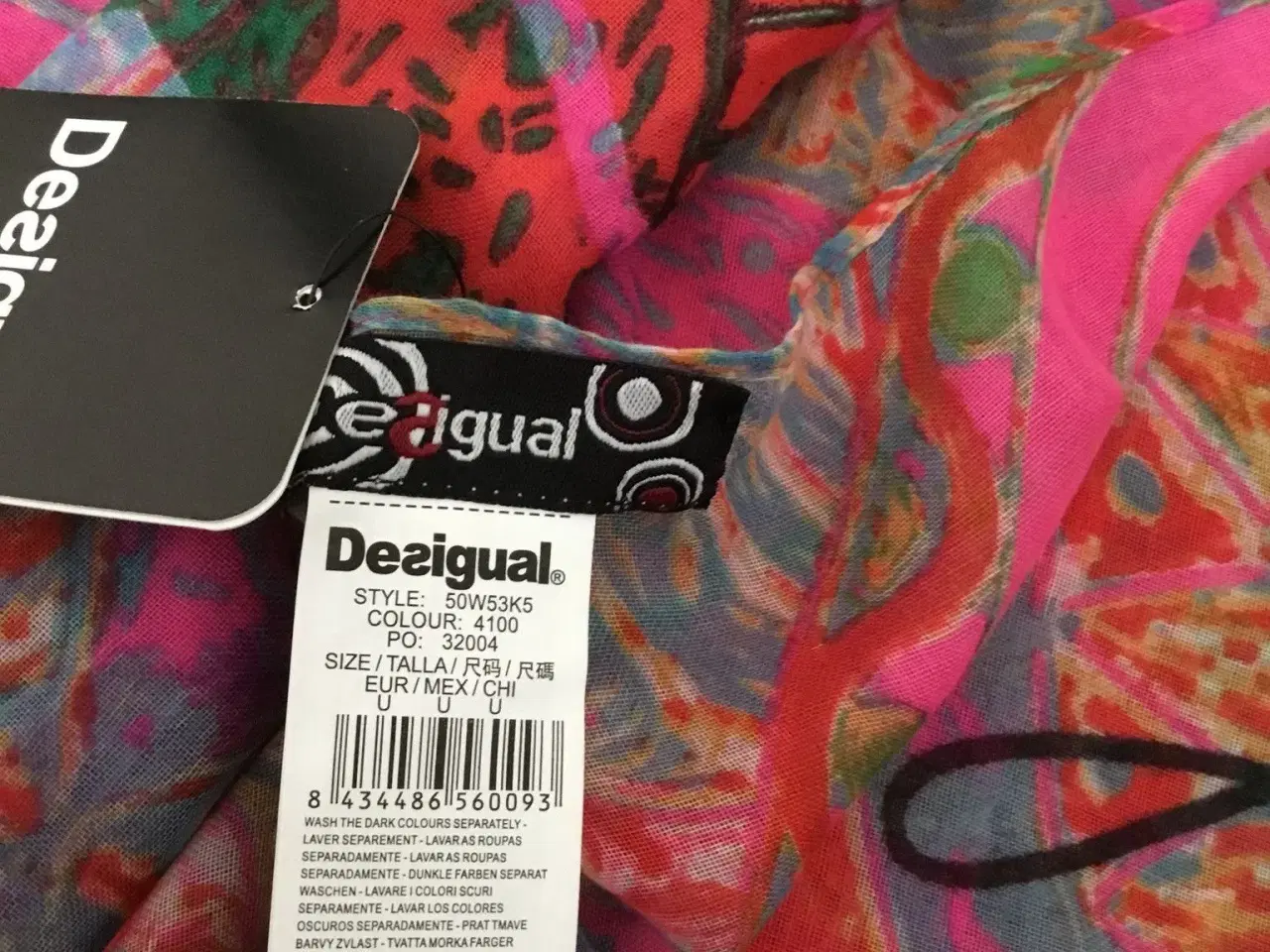 Billede 8 - Desigual smuk multifarvet tørklæde Desigual 