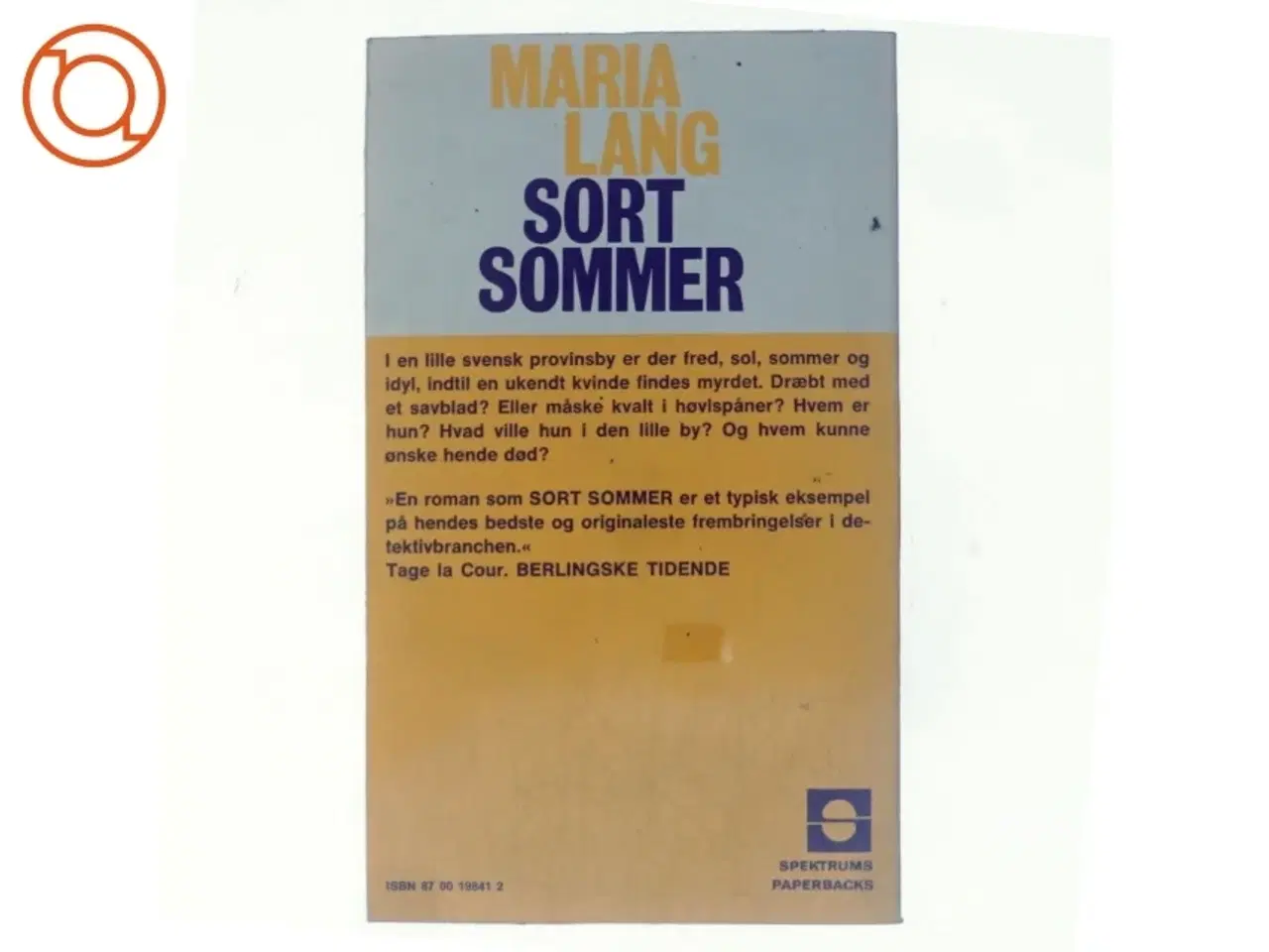 Billede 3 - Sort sommer af Maria Lang