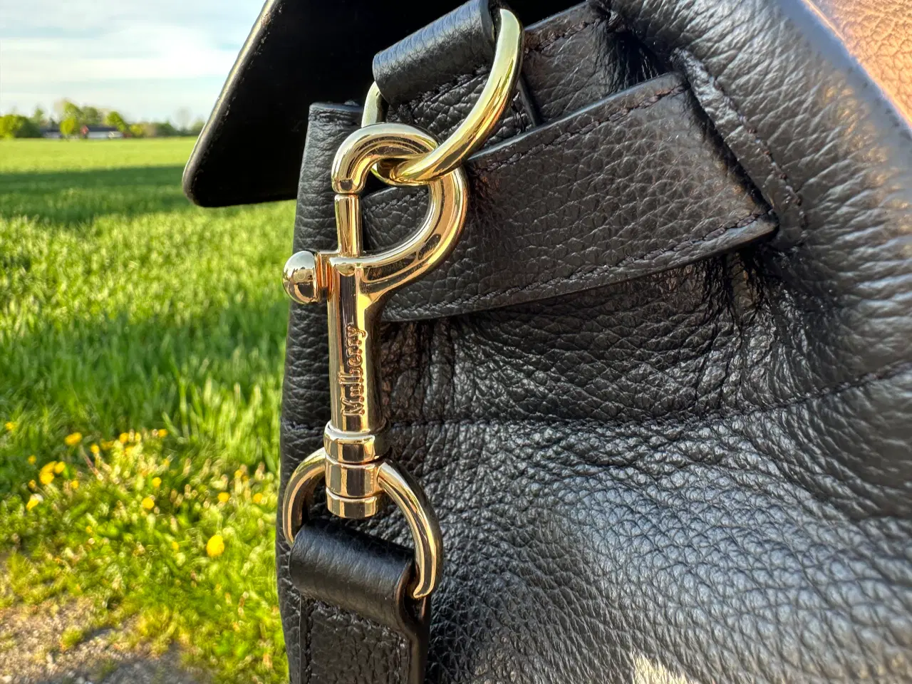 Billede 10 - Bayswater Satchel Black Small Classic Grain