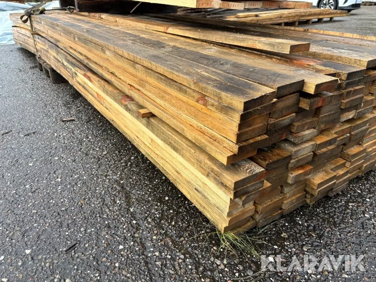 Billede 3 - Forskalling 25x100x5500 mm cirka 165 styk