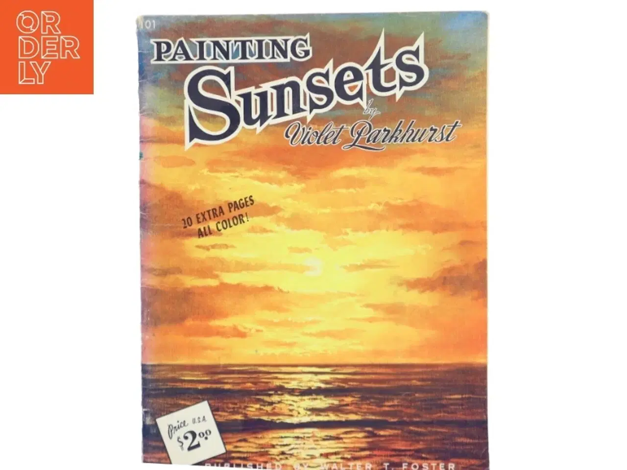 Billede 1 - Maleri solnedgange instruktionsbog fra Walter T. Foster