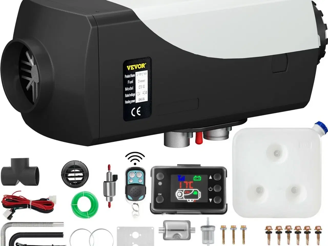 Billede 1 - VEVOR 8kW Dieselfyr – Kraftig Kinafyr