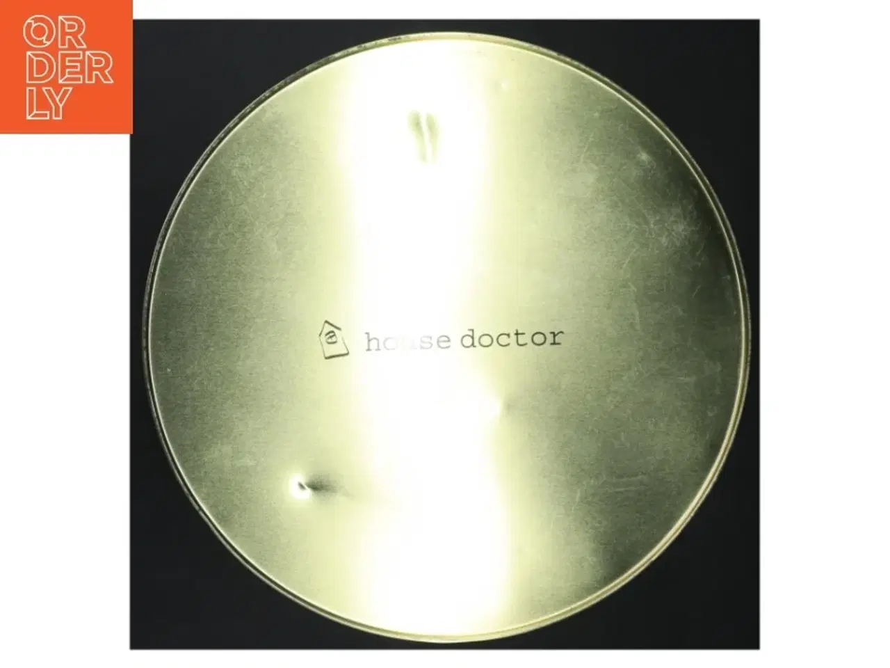 Billede 3 - Stor House Doctor Dekorativ Metalæske fra House Docter (str. Ø. 22 cm ca 25 cm høj) )
