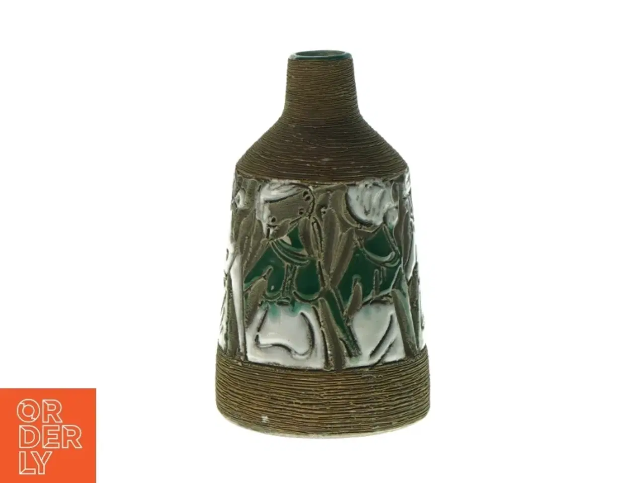 Billede 1 - Keramikvase (str. HØ: 16 x 9 cm)