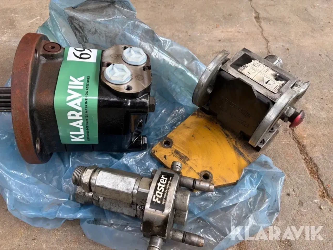 Billede 1 - Hydraulikolie motor og koblinger Danfoss Omts 315