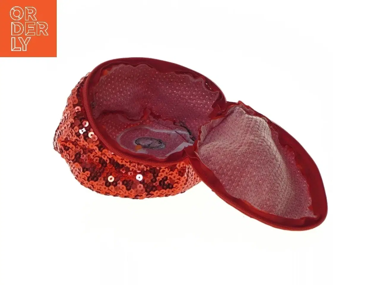 Billede 4 - Glitrende ugle pung (str. Ø 14x9,5 cm)