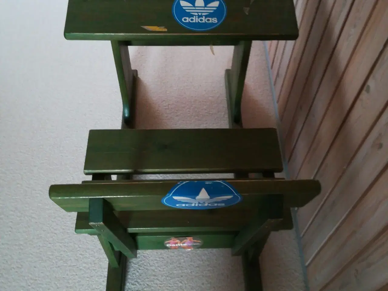 Billede 3 - Skolebord med bænk