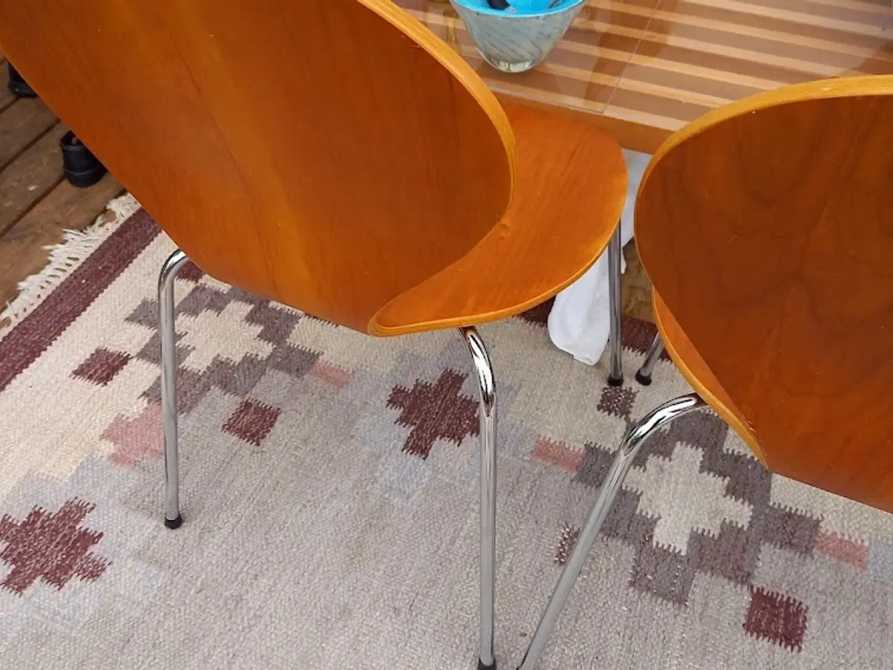 Billede 9 - 2 stk designer stabelstole. 