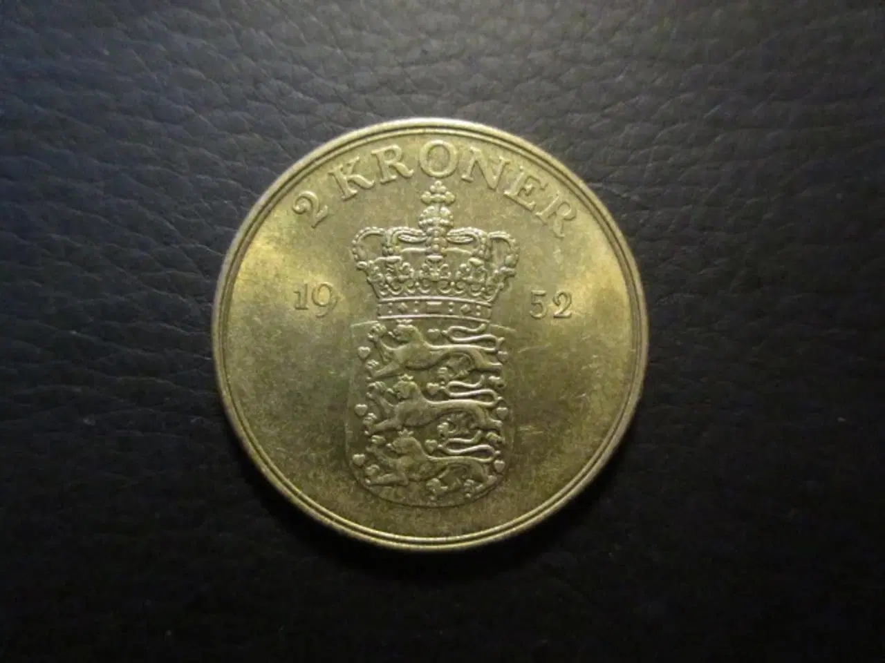 Billede 1 - 2 kr 1952 møntskær
