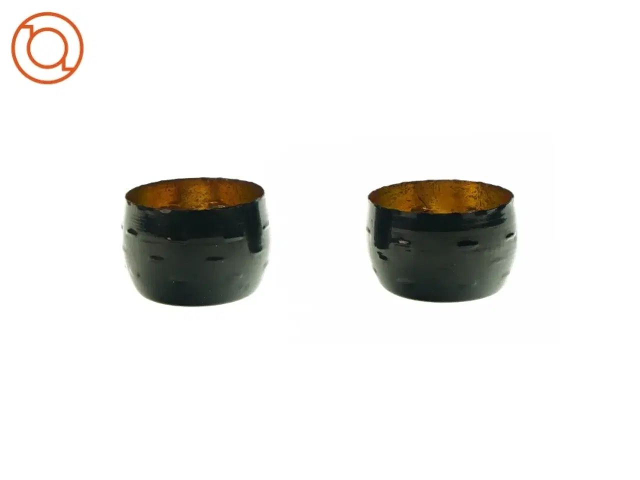 Billede 1 - Lysestager til fyrfadslys (2 styks) (str. Ø 8 cm)