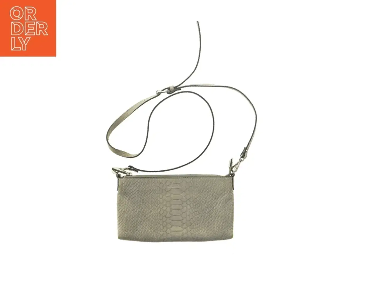 Billede 1 - Skuldertaske i slangeskindsmønster fra Decadent (str. 23 x 13 cm )