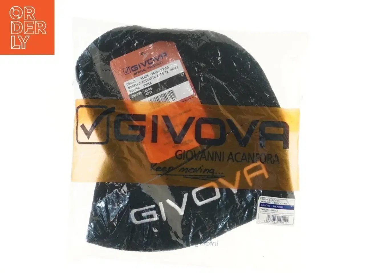 Billede 1 - Sort Givova hue fra Givova (str. 21 cm)