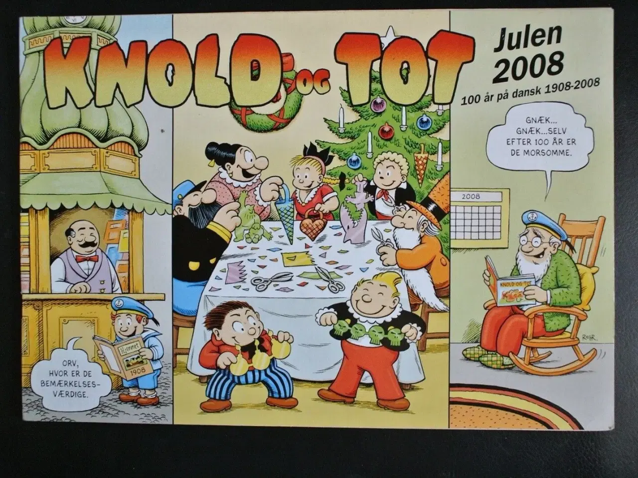Billede 1 - knold og tot julen 2008, Tegneserie