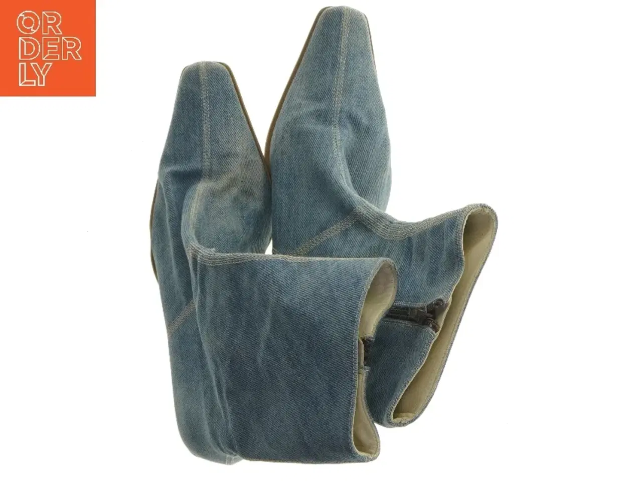 Billede 5 - Jeansstøvler med hæl fra Ecco (str. 5,5)