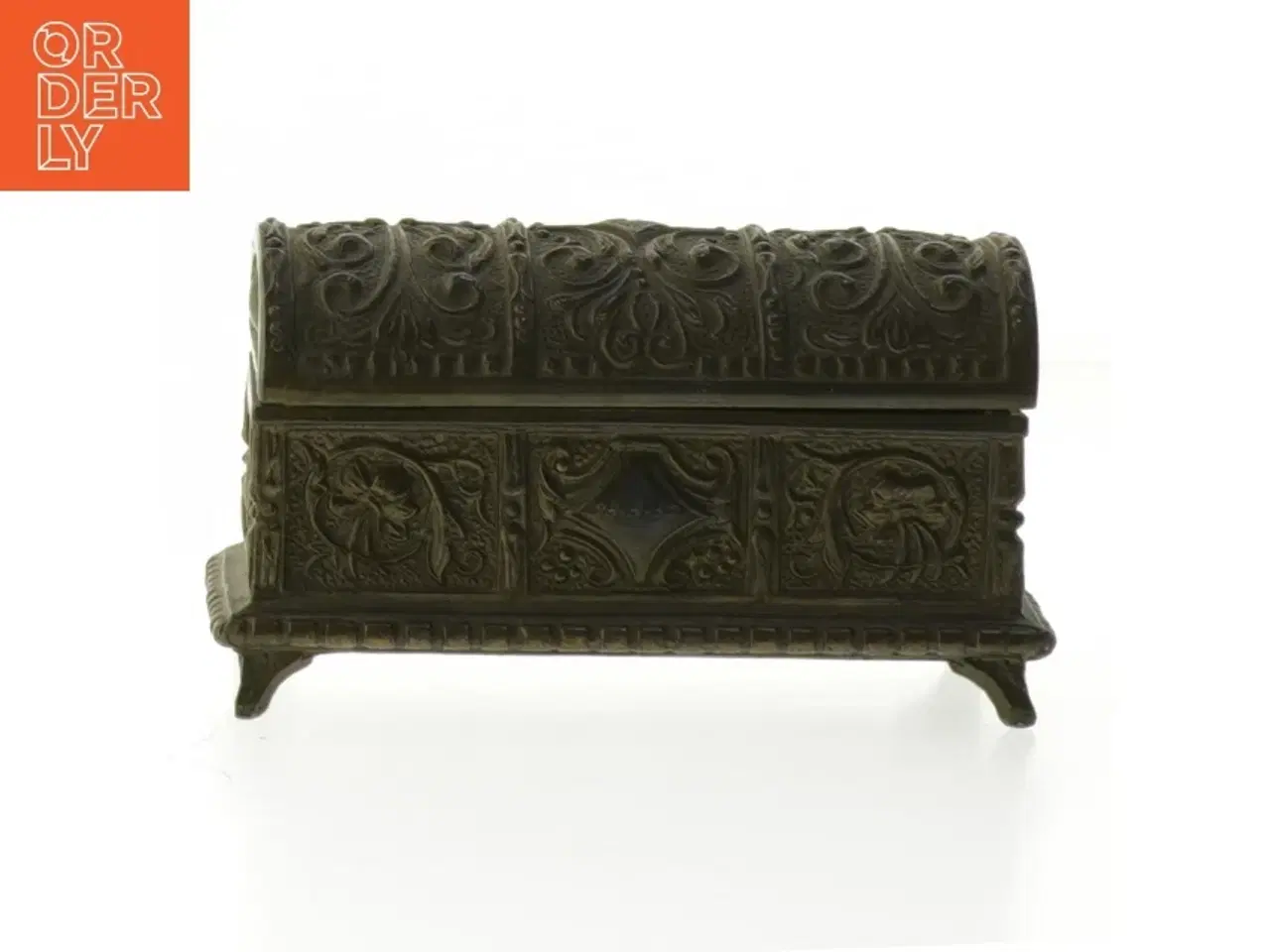 Billede 1 - Dekorativ smykkeskrin (str. 13x6 cm)
