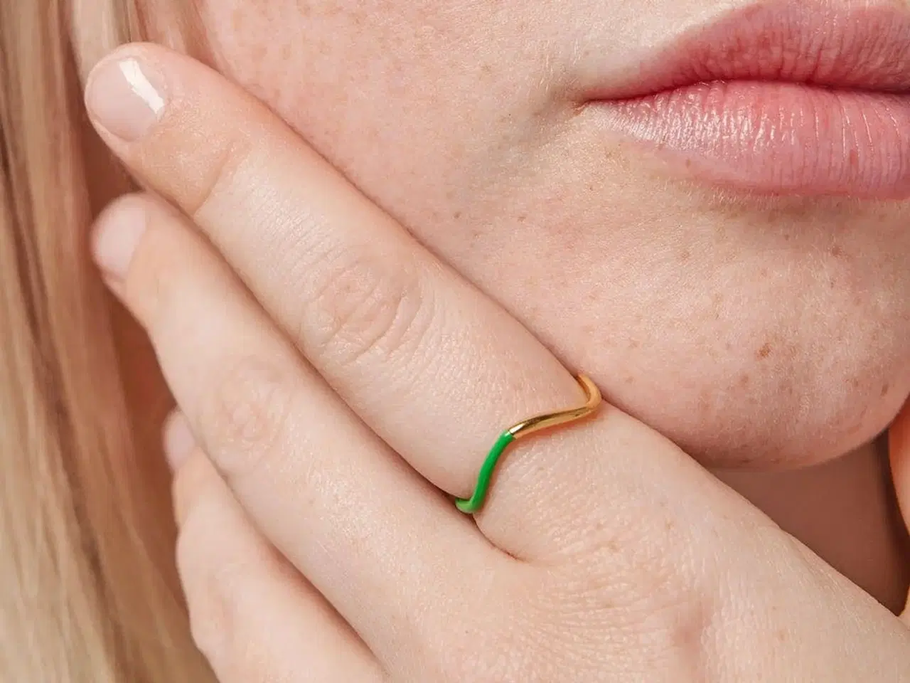 Billede 2 - Enamel Copenhagen twist ring