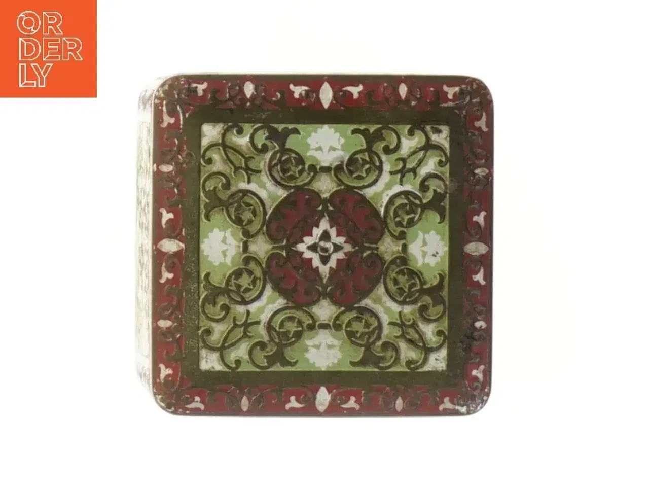 Billede 3 - Dekorativ metalæske (str. 10x9,5 cm)