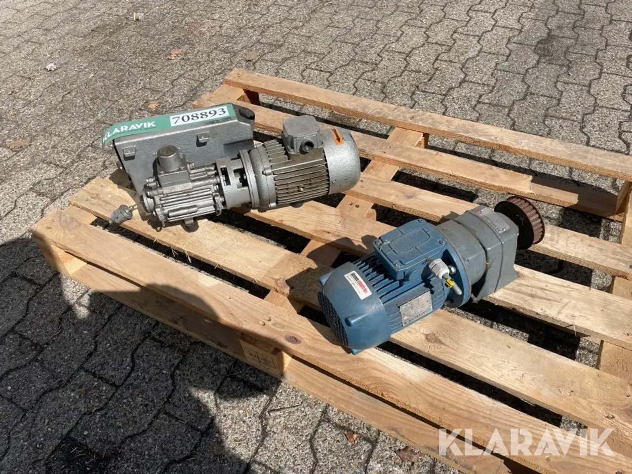 Billede 1 - Pumpe og motor Lafert - busch 16-112