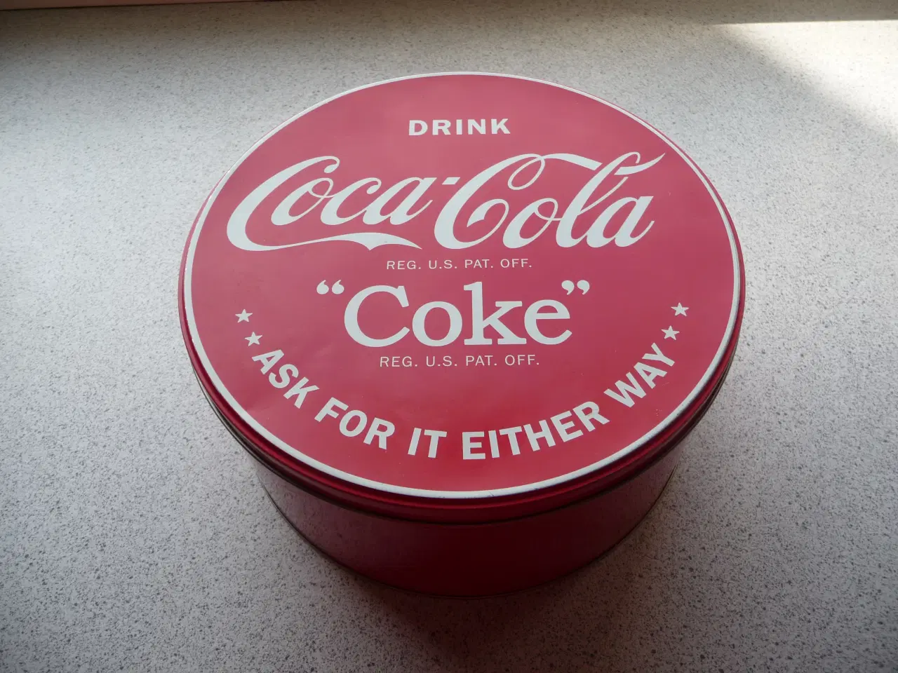 Billede 1 - coca cola stor kagedåse 