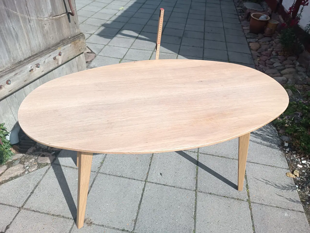 Billede 1 - Sofabord i hvidolieret Eg