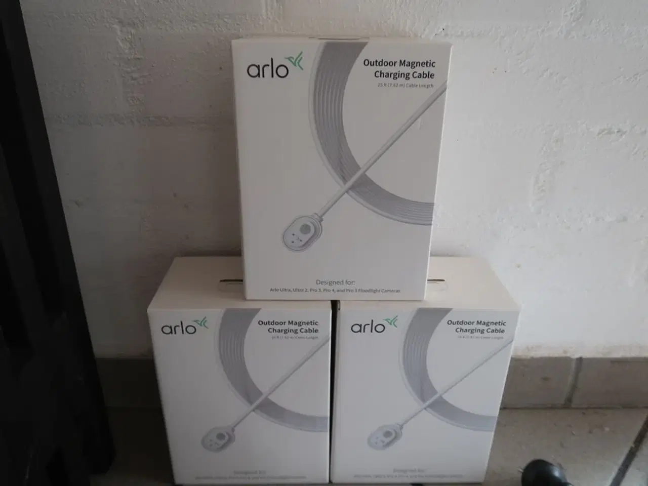 Billede 1 - 3 stk. Arlo Outdoor Magnetic Charging Cable