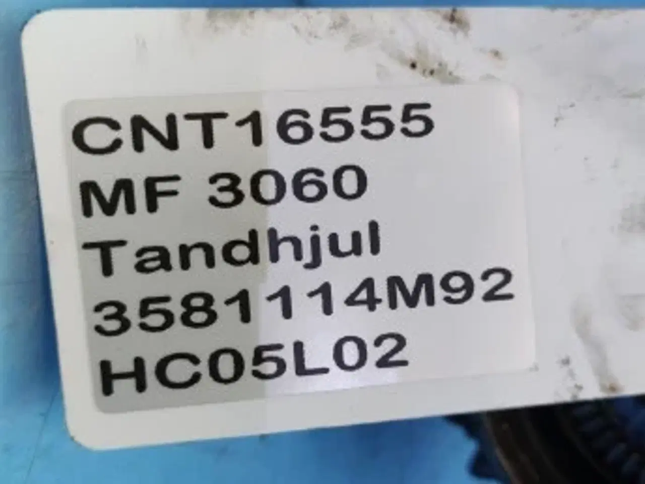 Billede 12 - Massey Ferguson 3060 Tandhjul 3581114M92