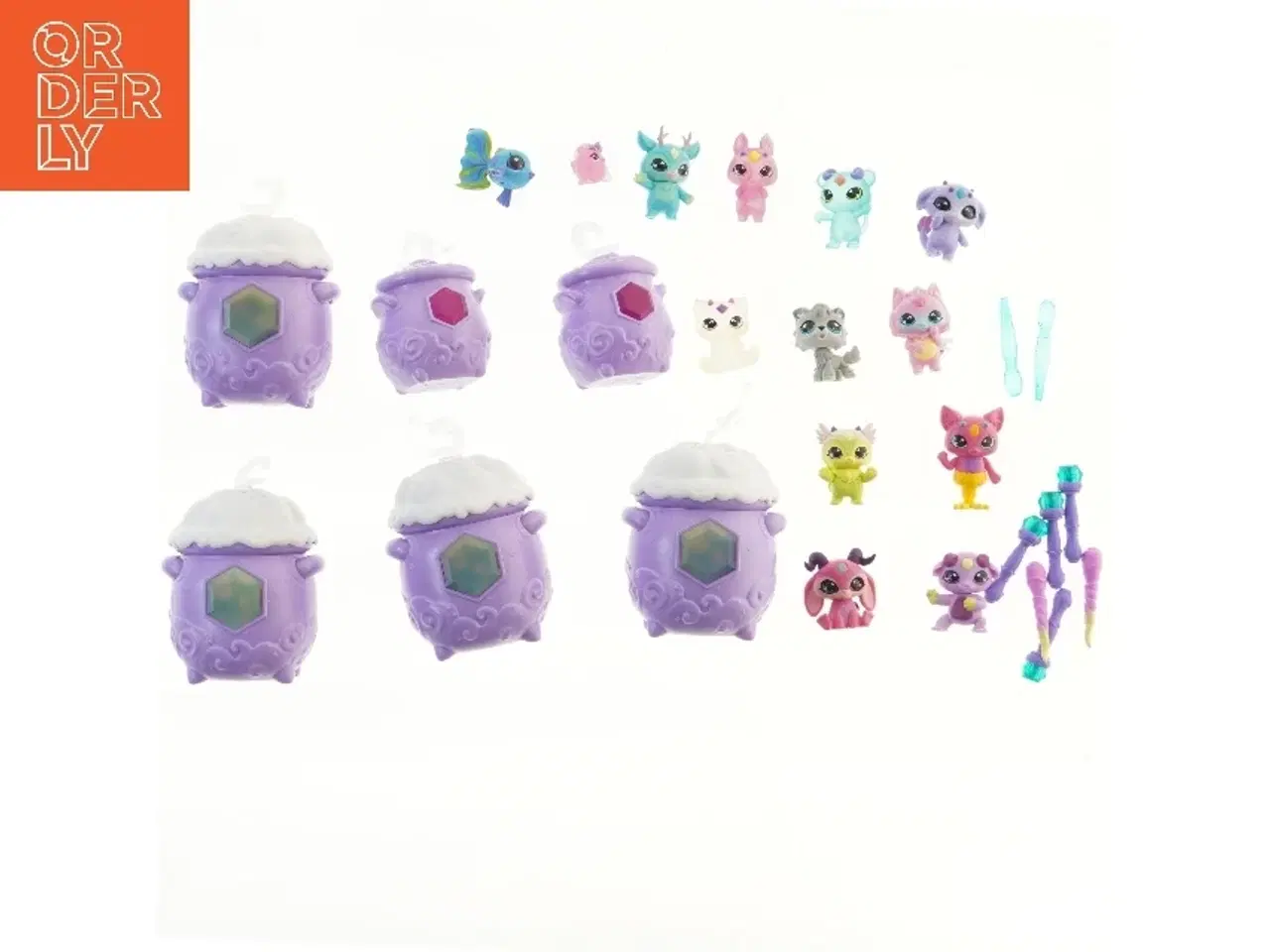 Billede 1 - Samling af magiske figurer med beholdere (str. 12 cm)