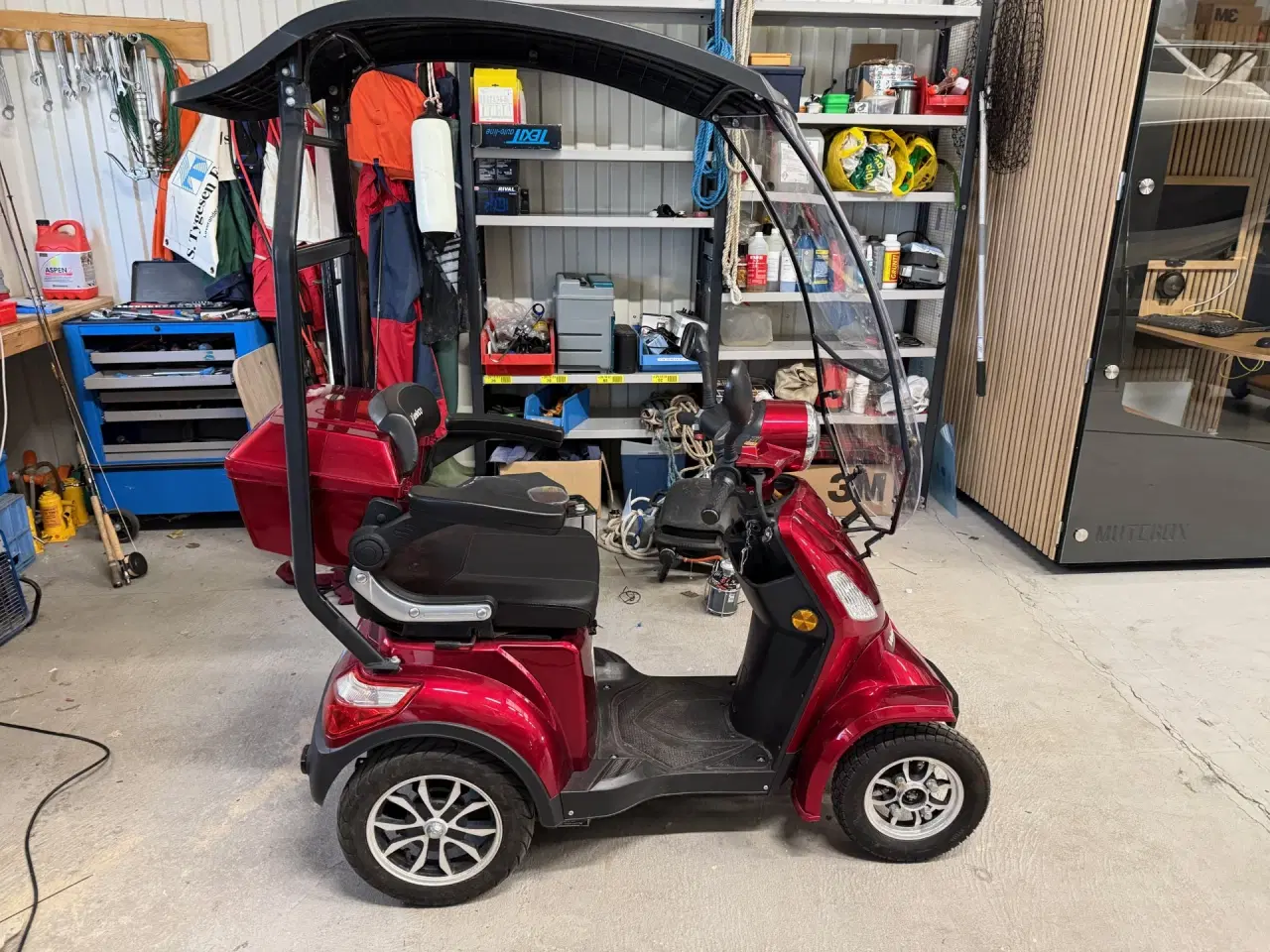 Billede 1 - El scooter med tag sælges