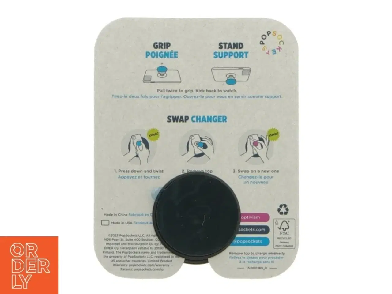 Billede 2 - PopSockets PopGrip fra 7 Days (str. 4 cm)