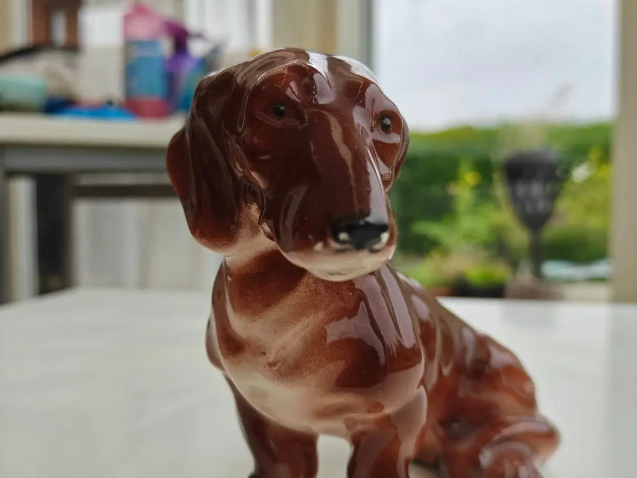 Billede 6 - Gravhund porcelæns figur