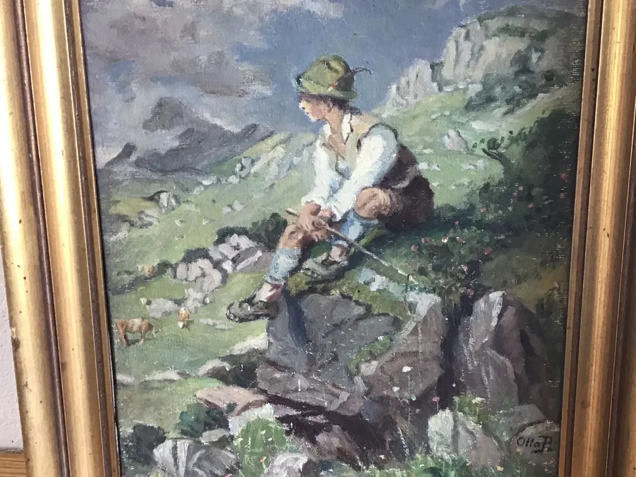 Billede 3 - Maleri af Otto P Balle