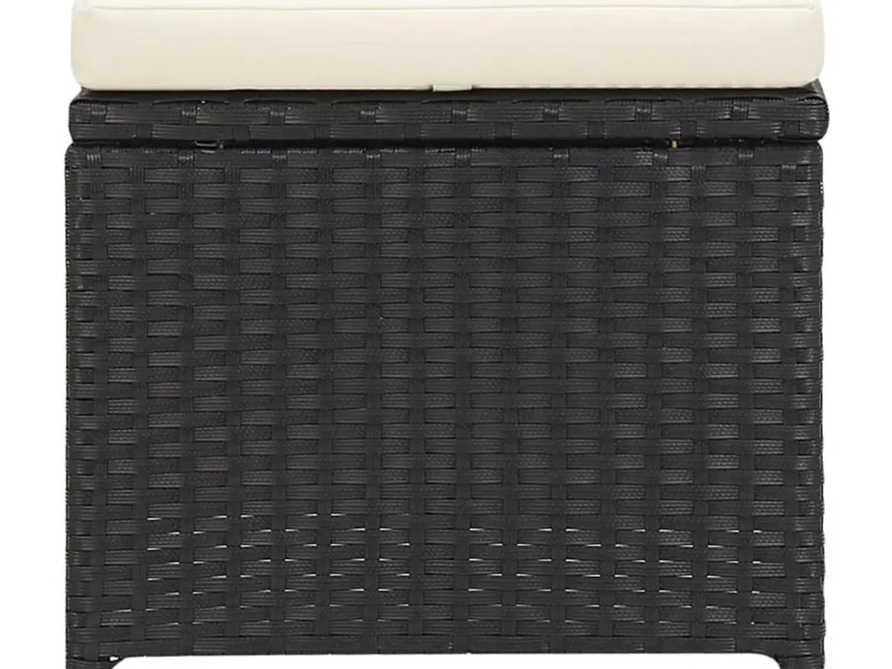 Billede 4 - Haveskamler 4 stk. med hynder polyrattan sort