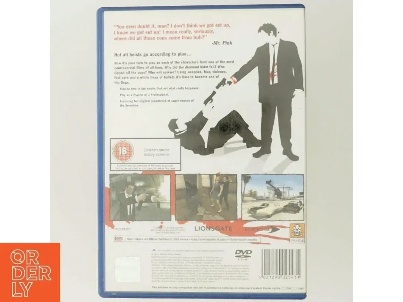 Billede 3 - Reservoir Dogs PlayStation 2 spil fra Eidos