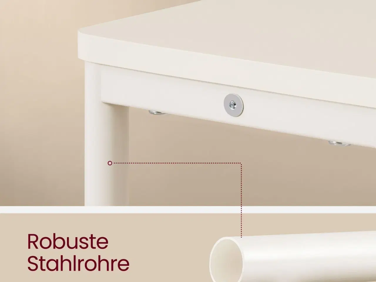 Billede 5 - Smalt sidebord med strømudtag – VASAGLE, 3 niveauer, magasinholder, cremehvid LET335W02