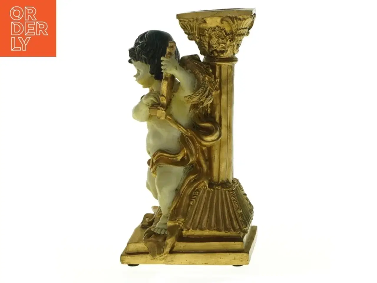 Billede 2 - Dekorativ engel lysestage (str. 21 x 11 x 8 cm)