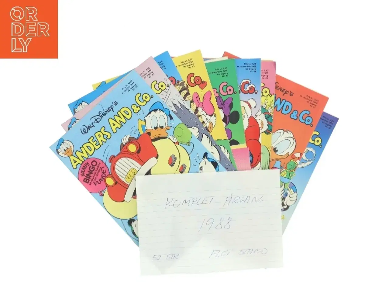Billede 2 - Komplet årgang 1988 Anders And & Co. 1988 Årgang af Walt Disney (Bog)