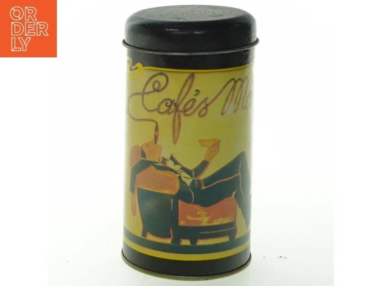 Billede 1 - Retro metal dåse (str. 17 cm)