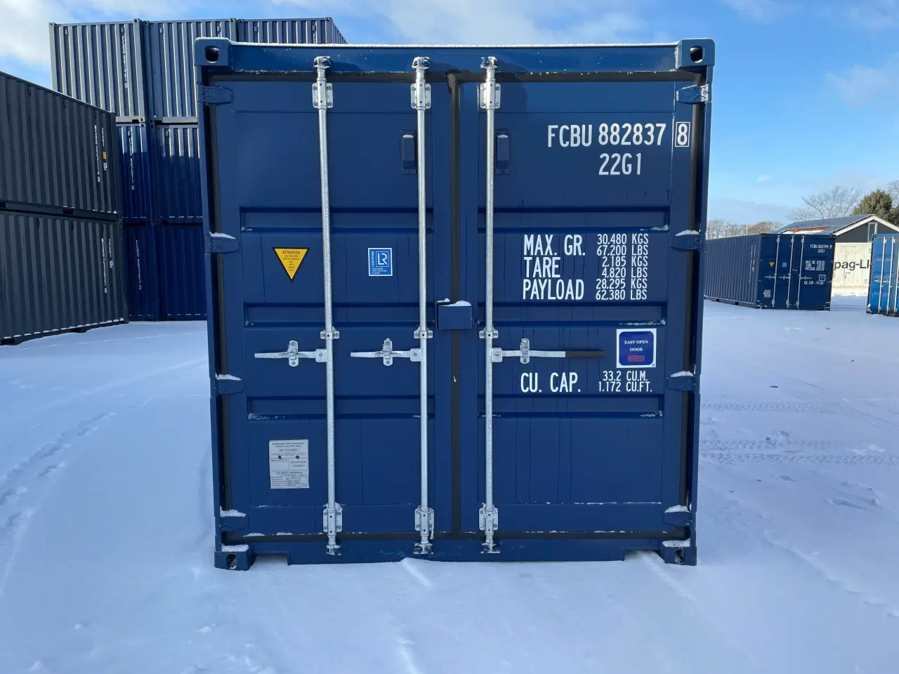 Billede 2 - 20 fods containere med eller uden isolering