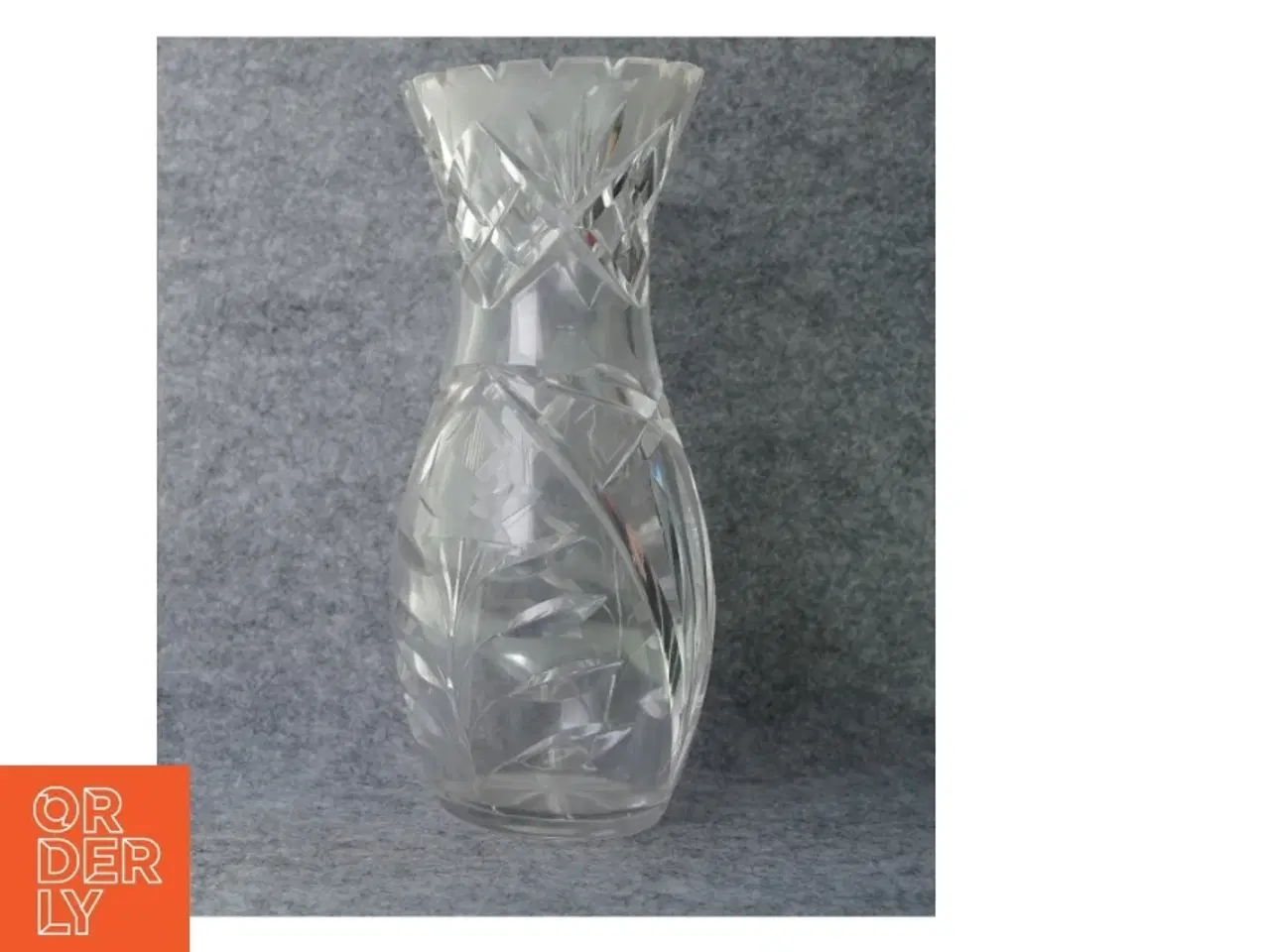 Billede 3 - Krystal vase (str. 27 x 10 cm)